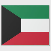 クウェート国旗 ラッピングペーパー (フラット)