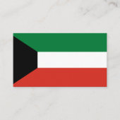 クウェート国旗 名刺 (正面)