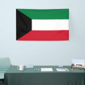 クウェート国旗 横断幕 (トレードショー)