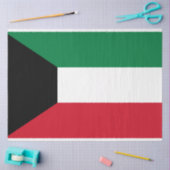 クウェート国旗 薄葉紙 (クラフト)