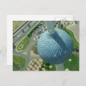 クウェート塔の鳥瞰図 ポストカード (正面/裏面)