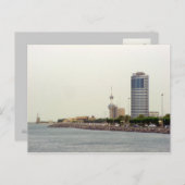 クウェート市アフマド塔 ポストカード (正面/裏面)