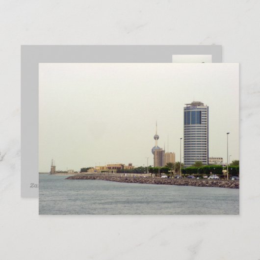 クウェート市アフマド塔 ポストカード (正面/裏面)