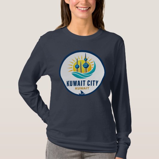 クウェート市 クウェート 中東 Tシャツ (正面)