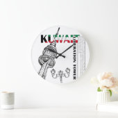 クウェート解放タワー時計 ラージ壁時計 (ホーム)