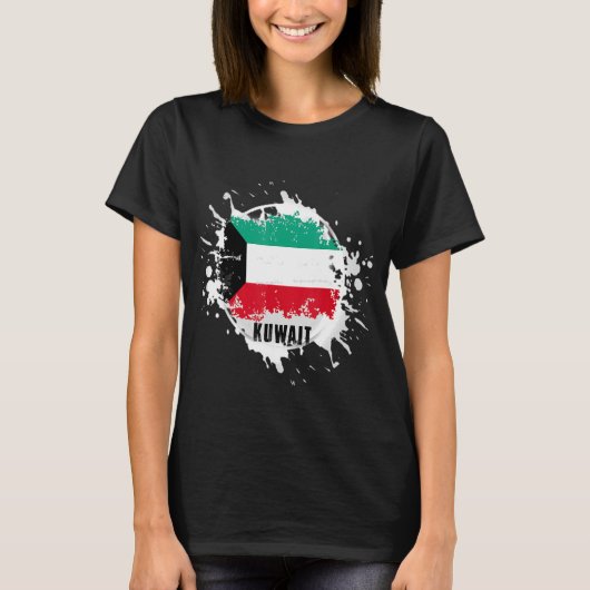 クウェート・スプラッシュ Tシャツ (正面)