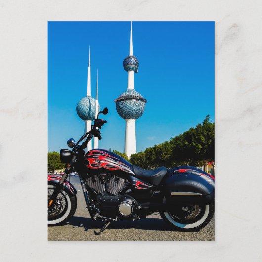 クウェート・タワーズのビクトリーハイボール ポストカード (正面)