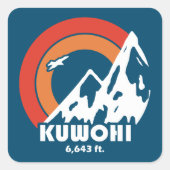 クウォヒノースカロライナ州テネシー州サンイーグル スクエアシール (正面)