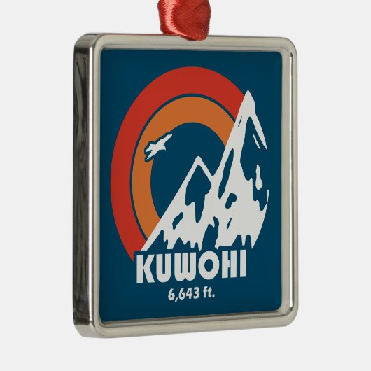 クウォヒノースカロライナ州テネシー州サンイーグル メタルオーナメント (右)