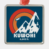 クウォヒノースカロライナ州テネシー州サンイーグル メタルオーナメント (正面)