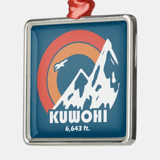 クウォヒノースカロライナ州テネシー州サンイーグル メタルオーナメント (左)