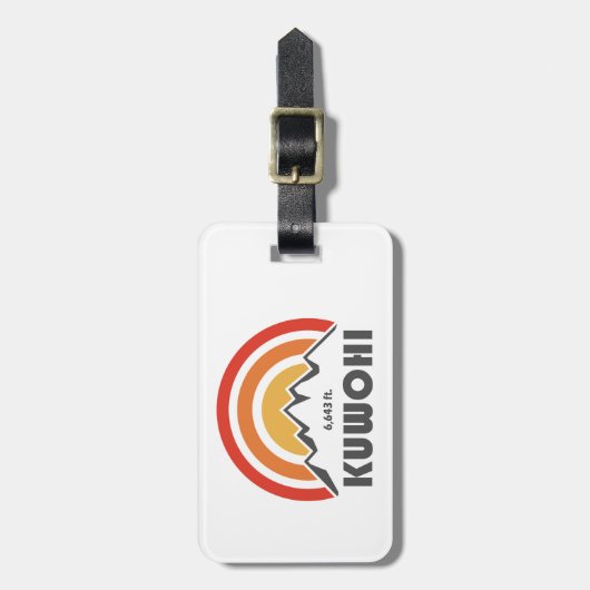 クウォヒノースカロリナテネシー ラゲッジタグ (正面縦)