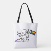 クェーサー進歩プライド旗LGBTQ トートバッグ (裏面)
