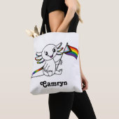 クェーサー進歩プライド旗LGBTQ トートバッグ (クローズアップ)