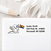 クェーサー進歩プライド旗LGBTQ ラベル (インサイチュ)