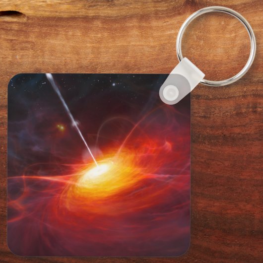 クェーサー。 キーホルダー (裏面)