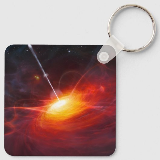 クェーサー。 キーホルダー (裏面)