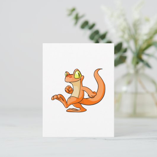 クエストでオレンジ色のテクオ ポストカード (スタンド正面)