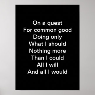 クエストで ポスター