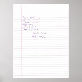 クエストで ポスター