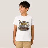 クエストは受理、やる気は保留 楽しいゲーマー Tシャツ (正面フル)
