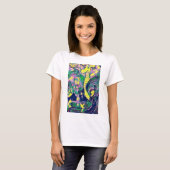 クエストカラフル:ドラゴンと少年のTシャツ Tシャツ (正面フル)