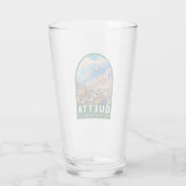 クエッタパキスタントラベルアートヴィンテージ タンブラーグラス (裏面)