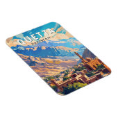 クエッタパキスタントラベルアートヴィンテージ マグネット (右側)