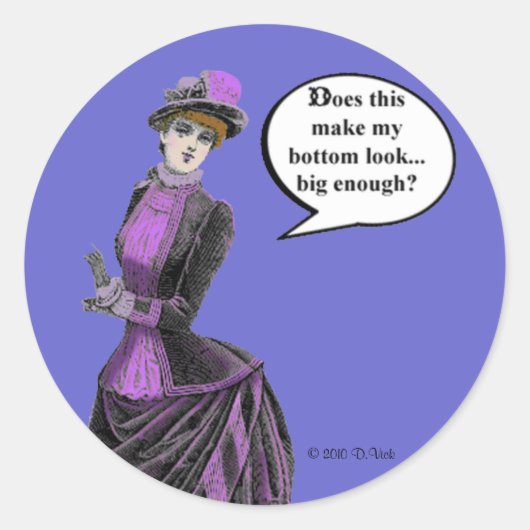 クエリステッカー ラウンドシール (正面)