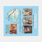 クエリダティアラナフリースブランケット フリースブランケット (正面(横))