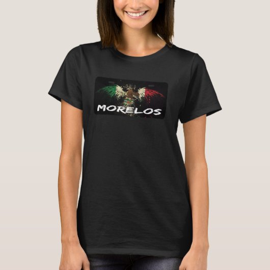 クエルナバカ モレロス メキシコ ナンバープレート風 Tシャツ (正面)