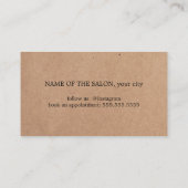 クエレガントラフェイクフトホワイトサロン5+1 ロイヤリティカード (裏面)