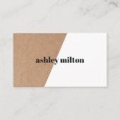 クエレガントラフェイクフトホワイト幾何はっきりしたコンサルタント 名刺 (正面)