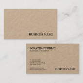 クエレガントラ実在フ紙プロフェッショナルテンプレート 名刺 (正面/裏面)