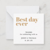 クエレガントリ結婚ン ノートカード (正面)