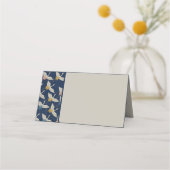 クエレガントレ日本のンツブルーウェディングパーティー プレイスカード (正面)