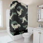 クエレガントレ日本のン芸術的の描写。 シャワーカーテン (インサイチュ)