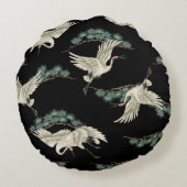 クエレガントレ日本のン芸術的の描写。 ラウンドクッション (裏面)