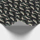 クエレガントレ日本のン芸術的の描写。 ラッピングペーパー (角)