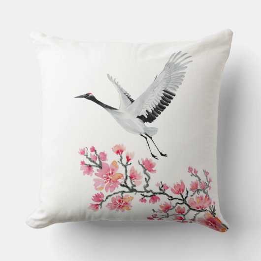 クエレガントレ日本のーンとさくらんぼ クッション (正面)