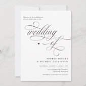 クエレガントロ華美ックとホワ結婚イ 招待状 (正面)