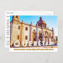 クエレタロメキシコのサインと教会