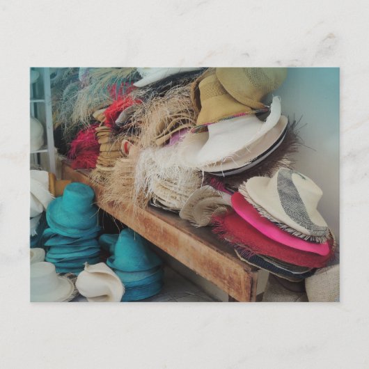 クエンカエクアドル帽子工場 ポストカード (正面)