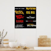 クエンティタランティーノフィルモグラフィー ポスター (キッチン)