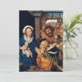 クエンティン・マシス - 東方三博士の礼拝 招待状 (スタンド正面)