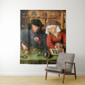 クエンティン・マシス - 貸金業者とその妻 タペストリー (インサイチュ)