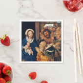 クエンティン・マッシス - 東方三博士の礼拝 スタンダードカクテルナプキン (インサイチュ)