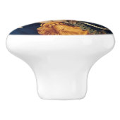 クエンティン・マッシス - 東方三博士の礼拝 セラミックノブ (側面)