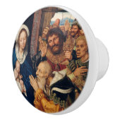 クエンティン・マッシス - 東方三博士の礼拝 セラミックノブ (右)