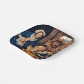 クエンティン・マッシス - 東方三博士の礼拝 ペーパープレート (傾斜あり)